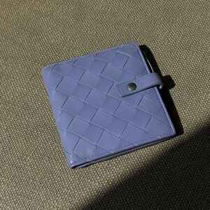 Bottega Veneta Intrecciato Leather Wallet in Lavender